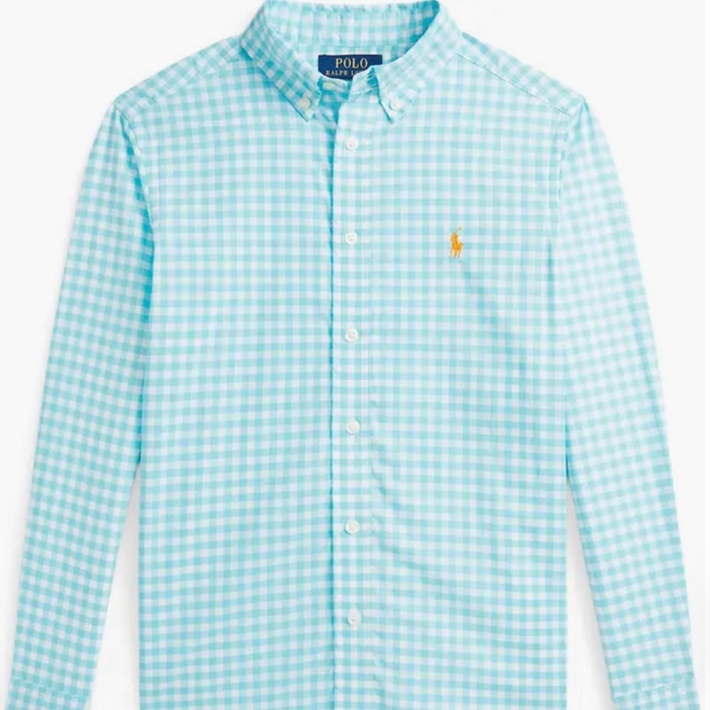 Boys Ralph Lauren Gingham Plaid Shirt